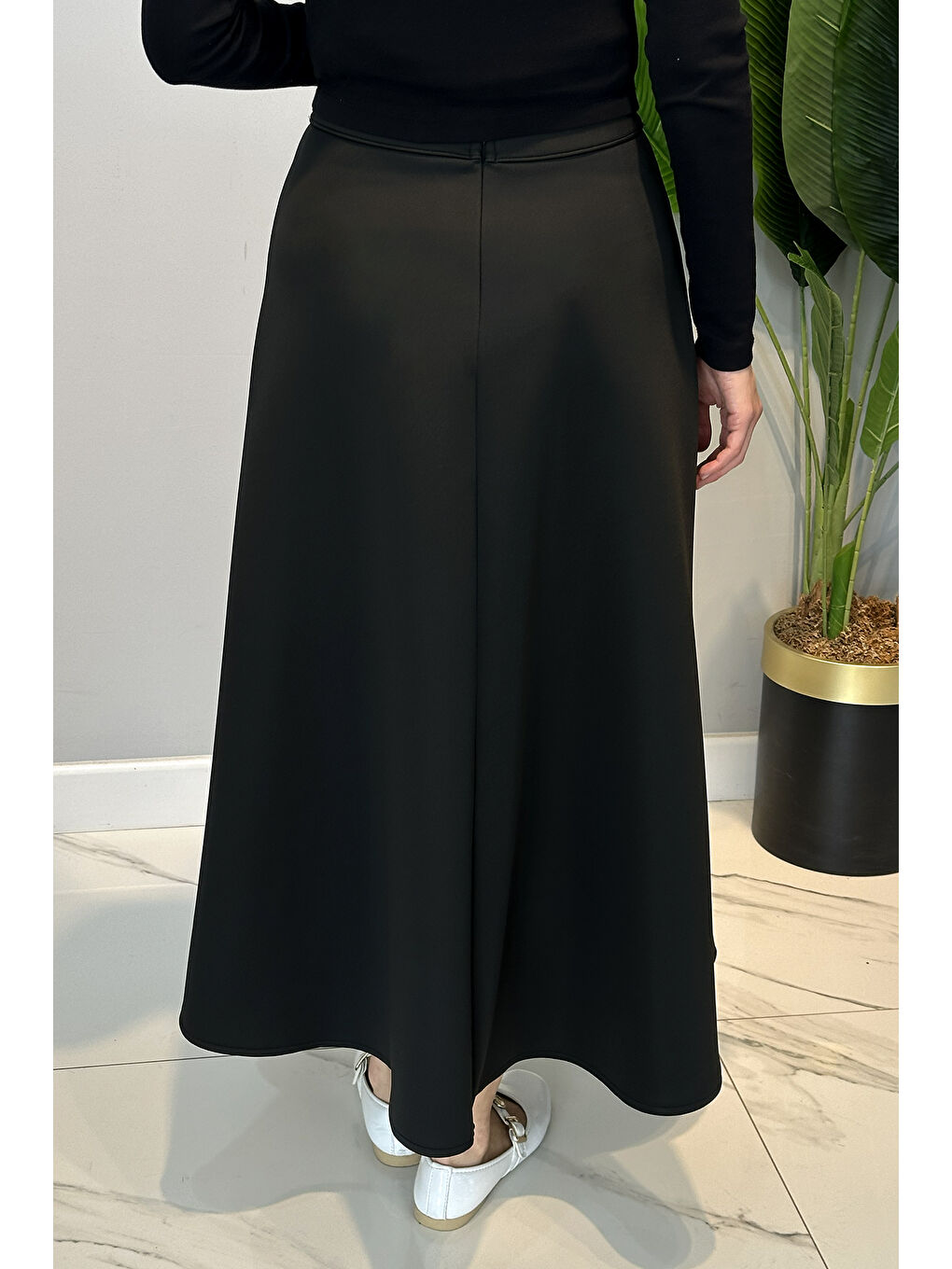 Scuba Kloş Etek 06 Siyah-2