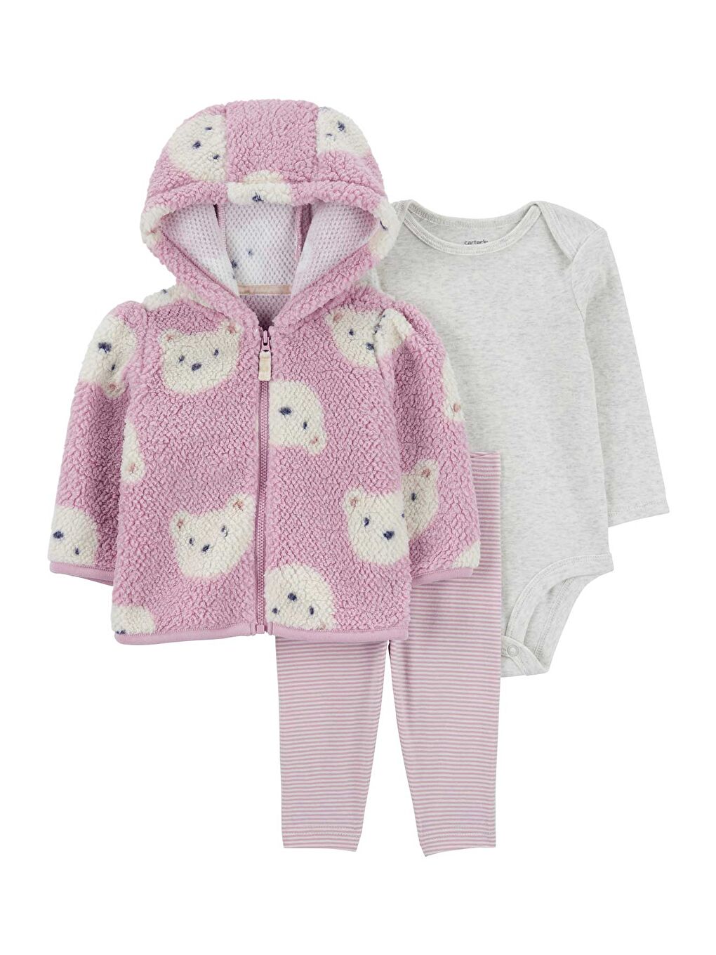 Karışık Kız Bebek Hırkalı Set 3'lü Paket