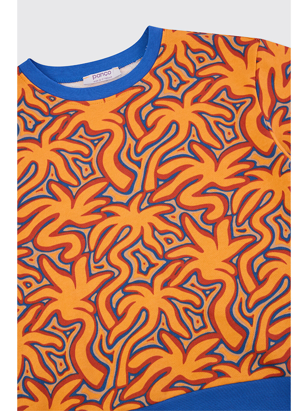 Pembe Erkek Çocuk Baskılı Somon Sweatshirt-2