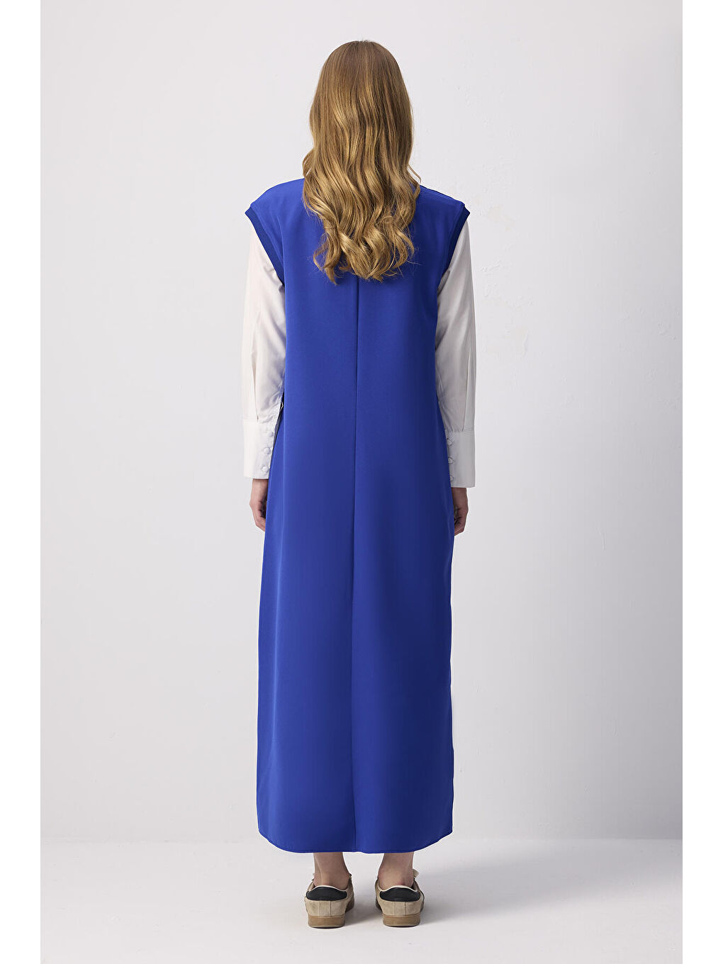 Mavi Bisiklet Yaka Krep Jile-3