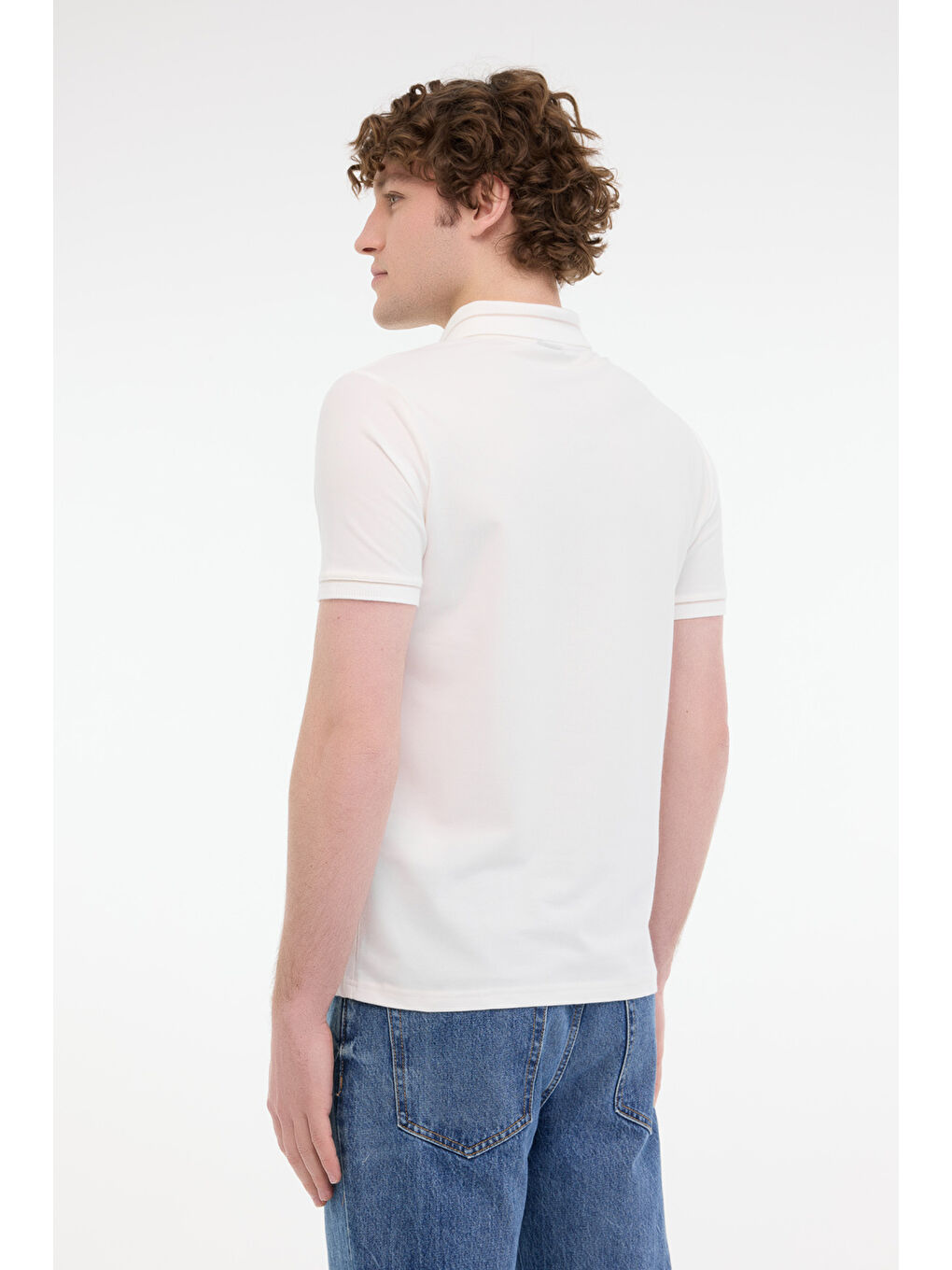 ML HOOPER 12SC11 5FX Beyaz Erkek Kısa Kol Tişört-1