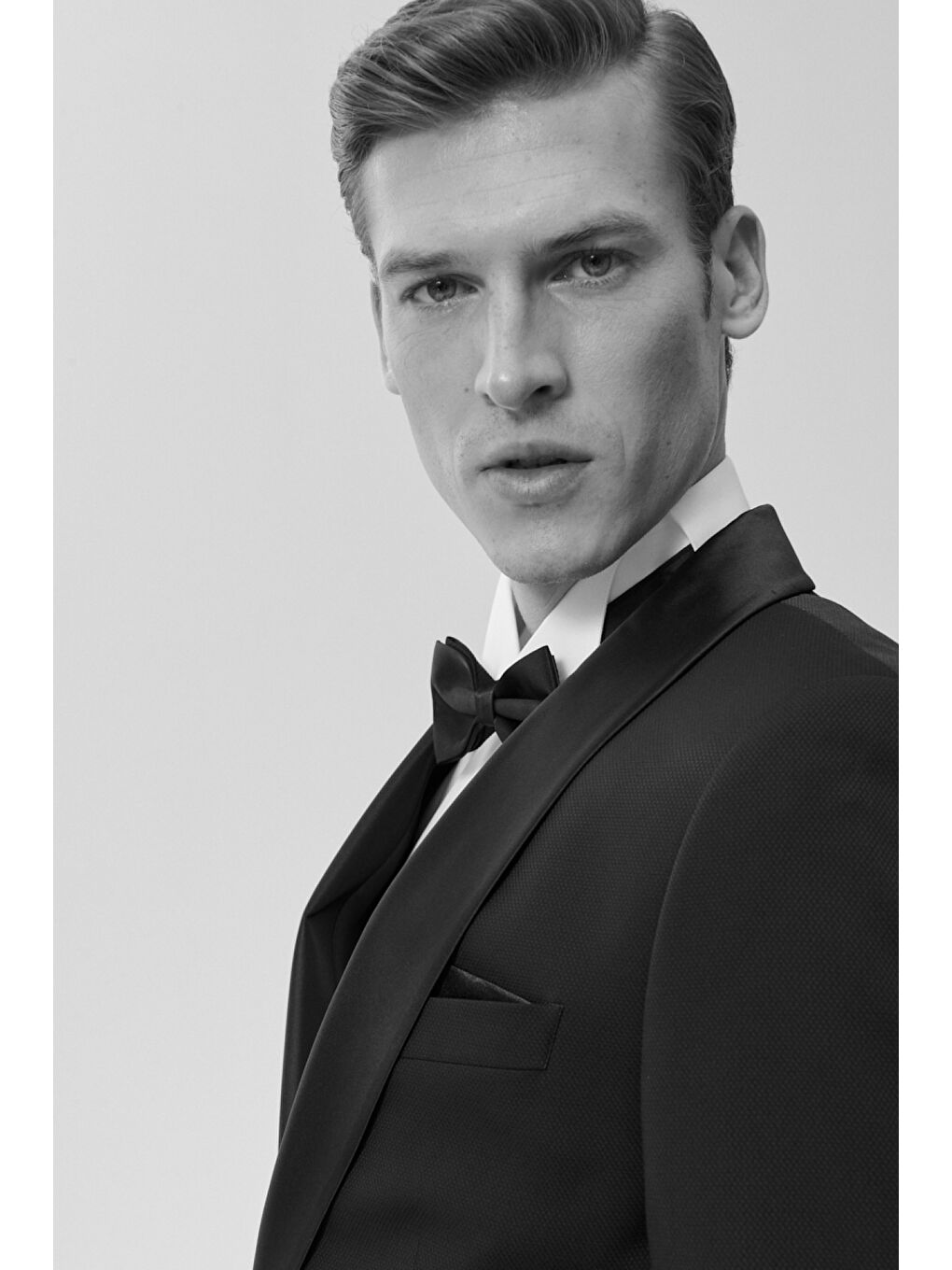 Erkek Bordo-Siyah Ekstra Slim Fit Desenli Smokin Damatlık-7