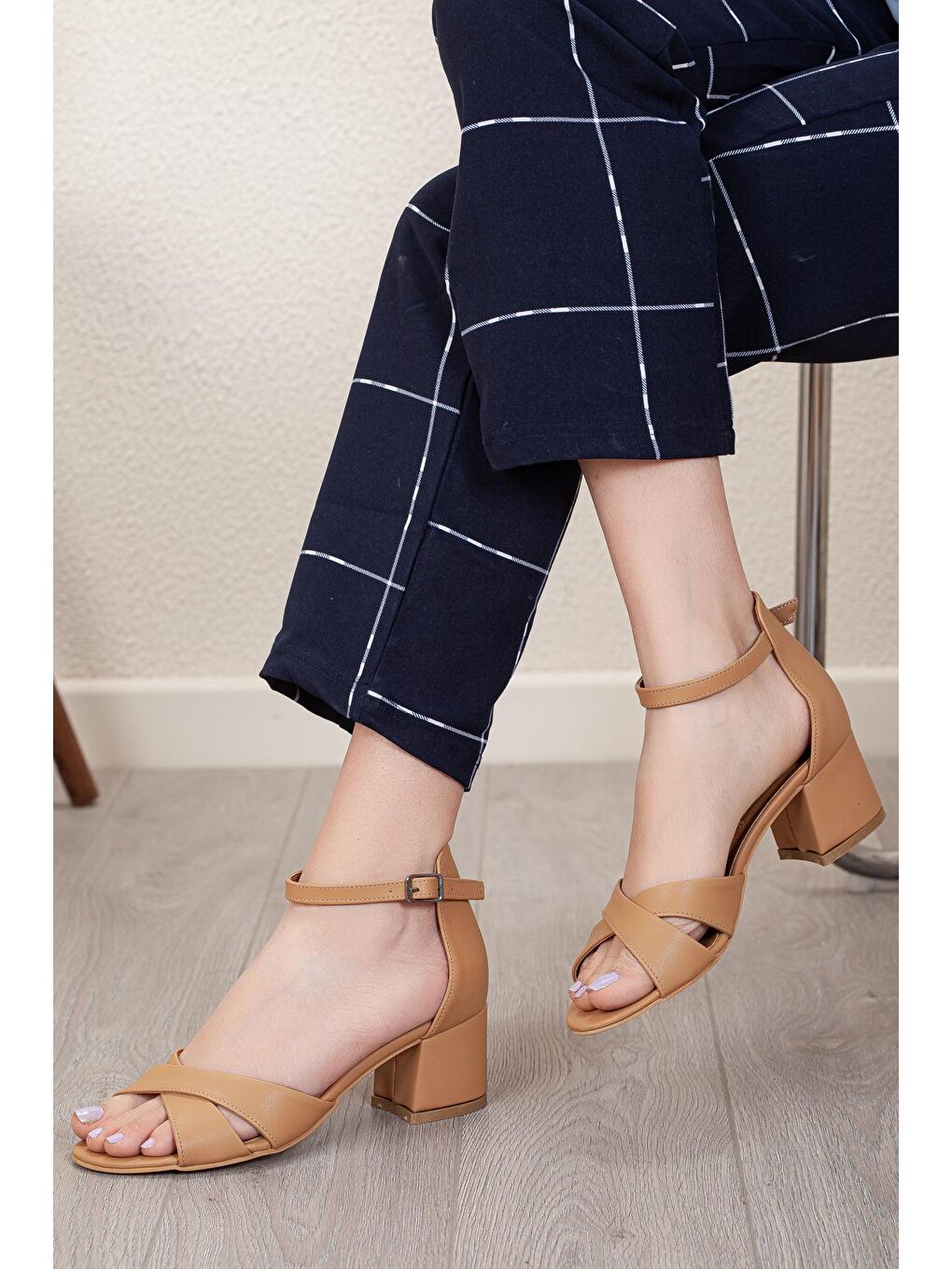 Bej D204 Kadın Günlük KlasikTopAyakkabı