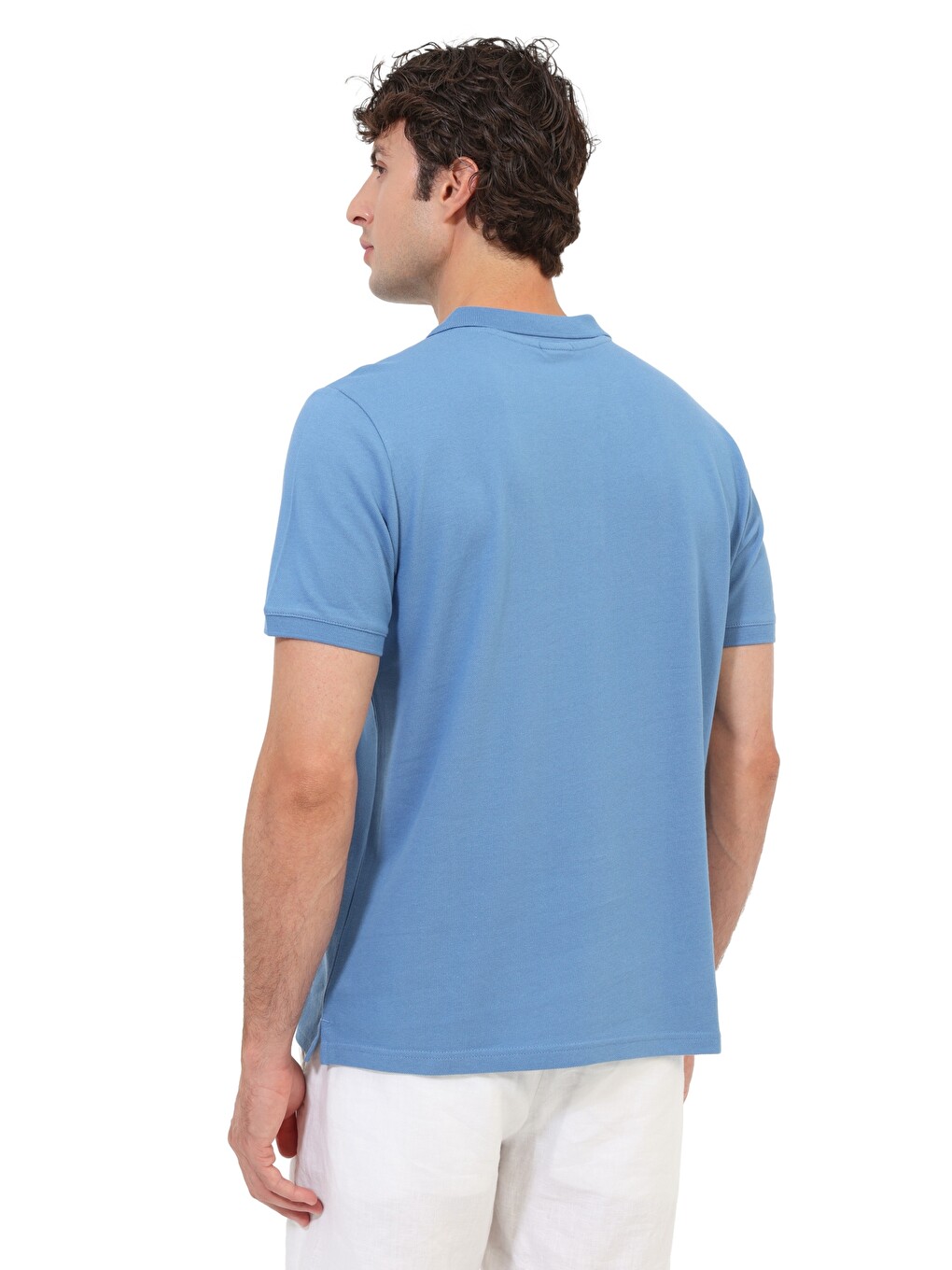 Mb Ct953 Polo T-sh 6fx Mavi Erkek Kısa Kol T-shirt-3