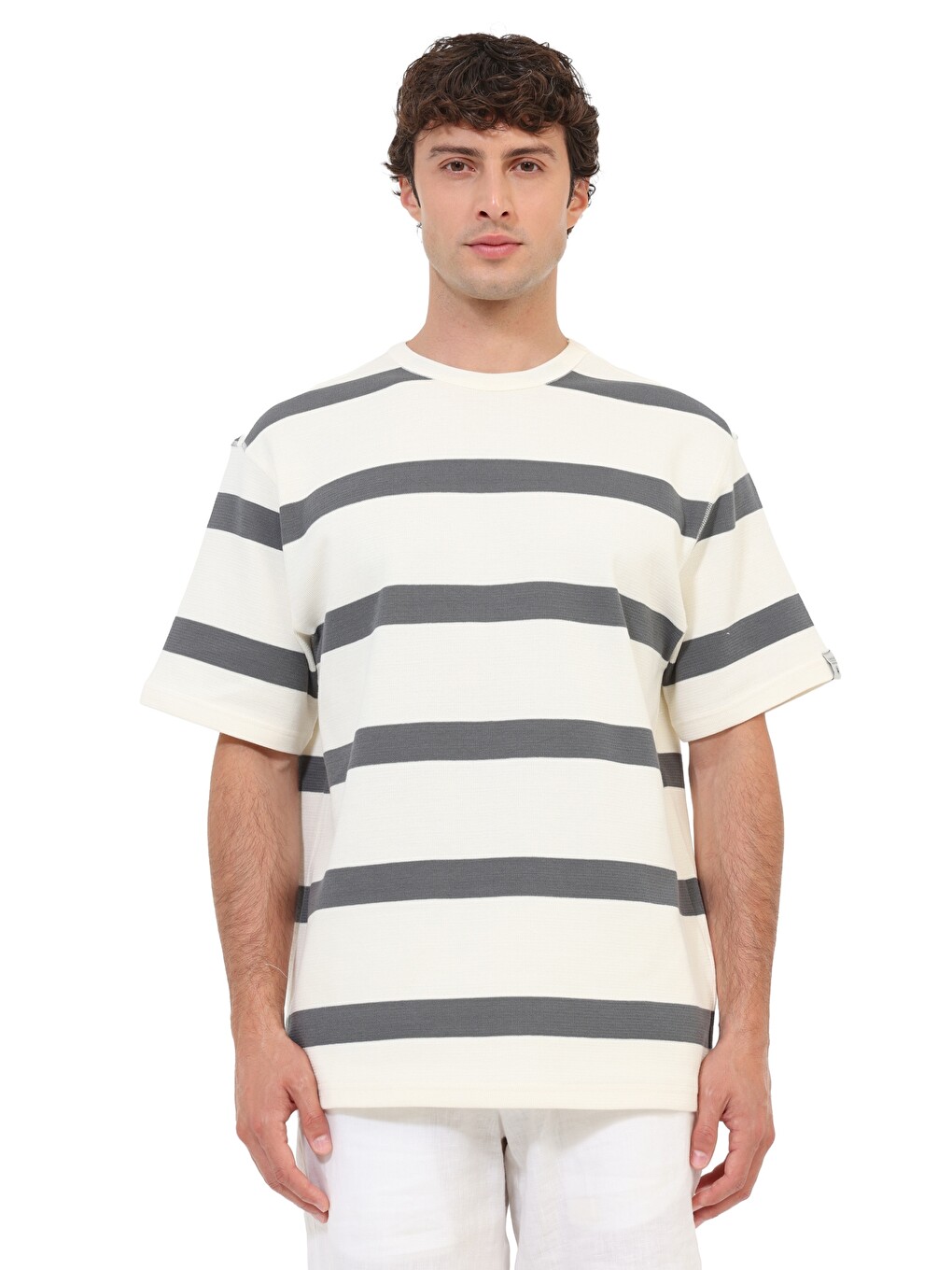 Gri Kısa Kol T-shirt Erkek Antrasit Mb Tusk 11bs100