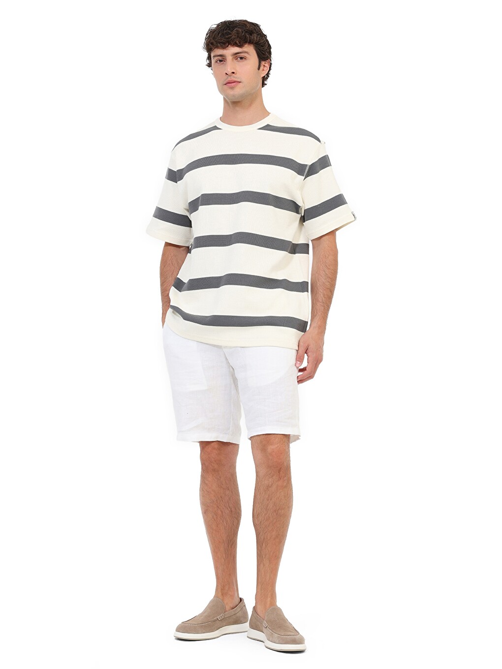 Gri Kısa Kol T-shirt Erkek Antrasit Mb Tusk 11bs100-2