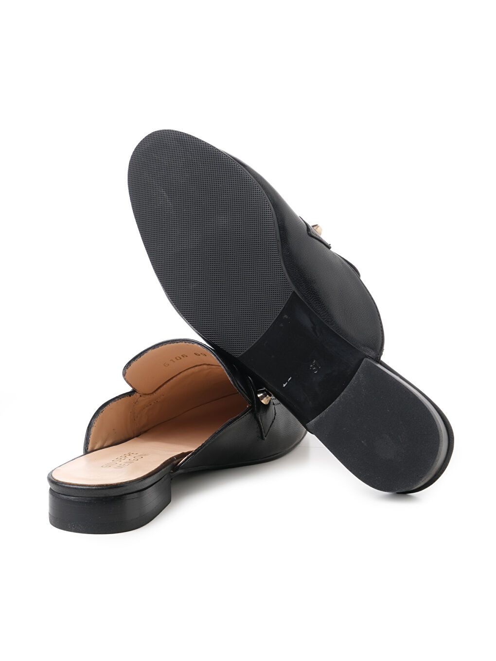 Siyah Kadın Terlik PO-69 11 ZN NAPA SİYAH C02-4