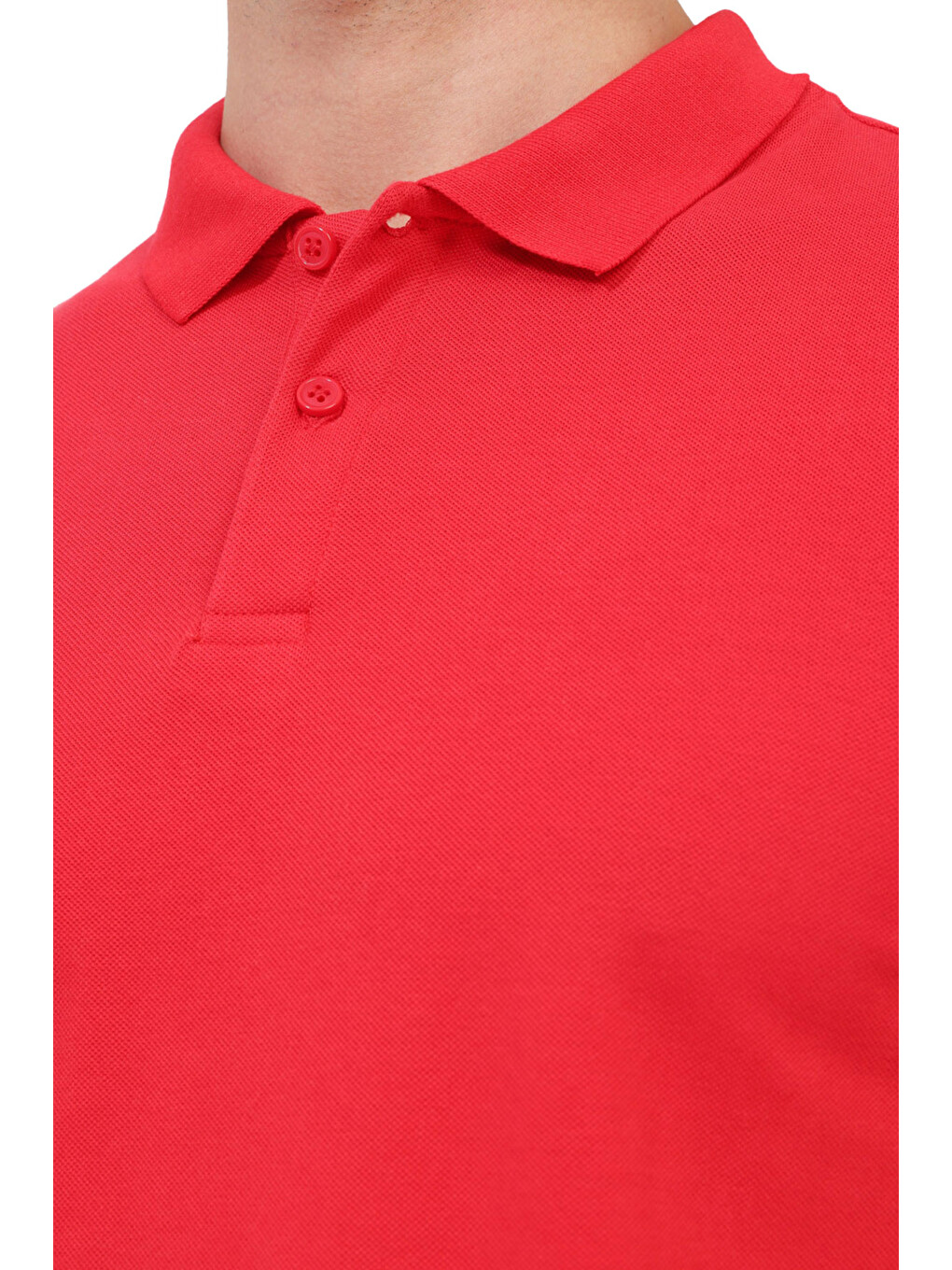 Polo Yaka Kısa Kol T-shirt Erkek Kırmızı Mb Pam 12sn328-3