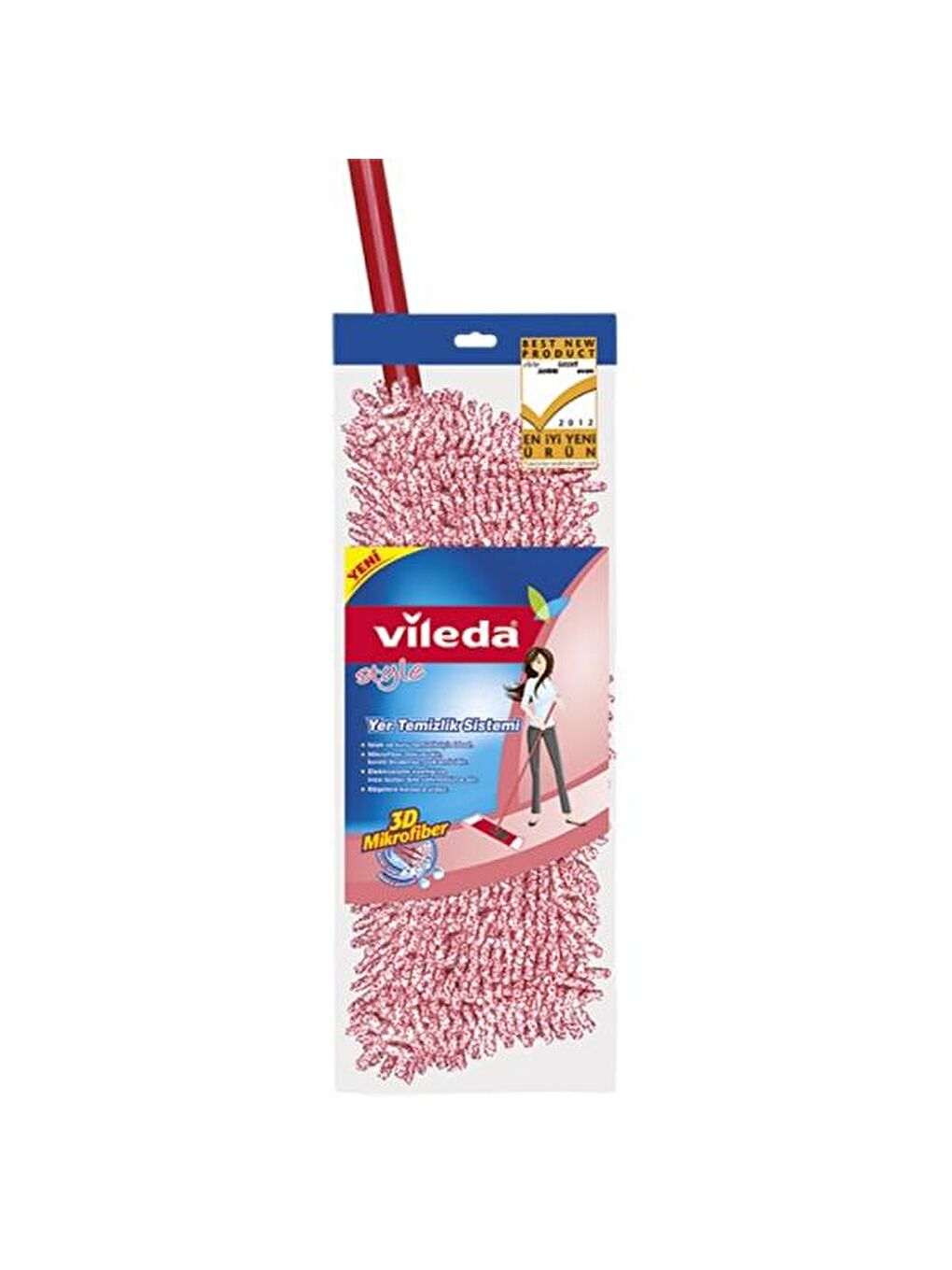 Vileda Kirmizi Style Yer Temizlik Seti
