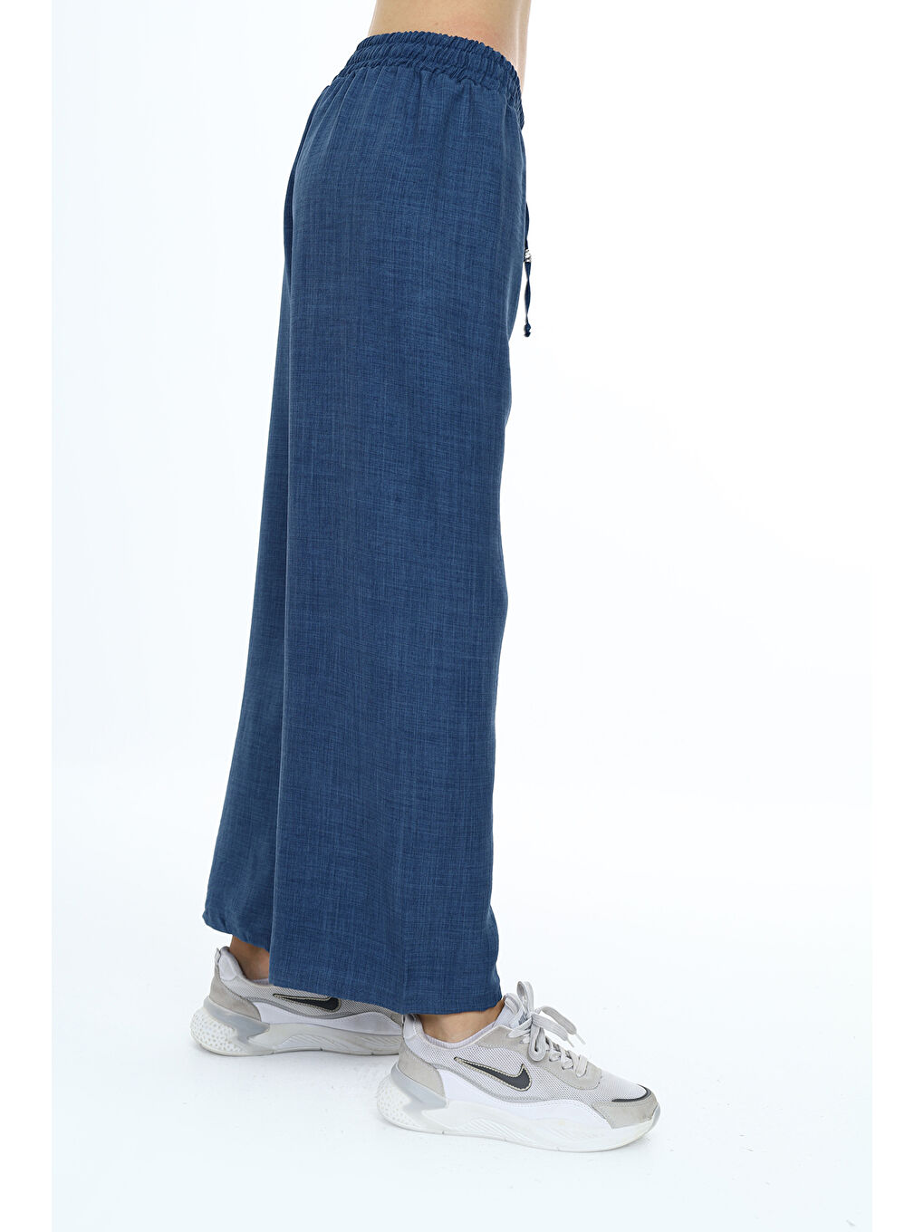 İndigo Kadın Pantolon-Geniş Paçalı-Tek Ebat Mnx211.3-3