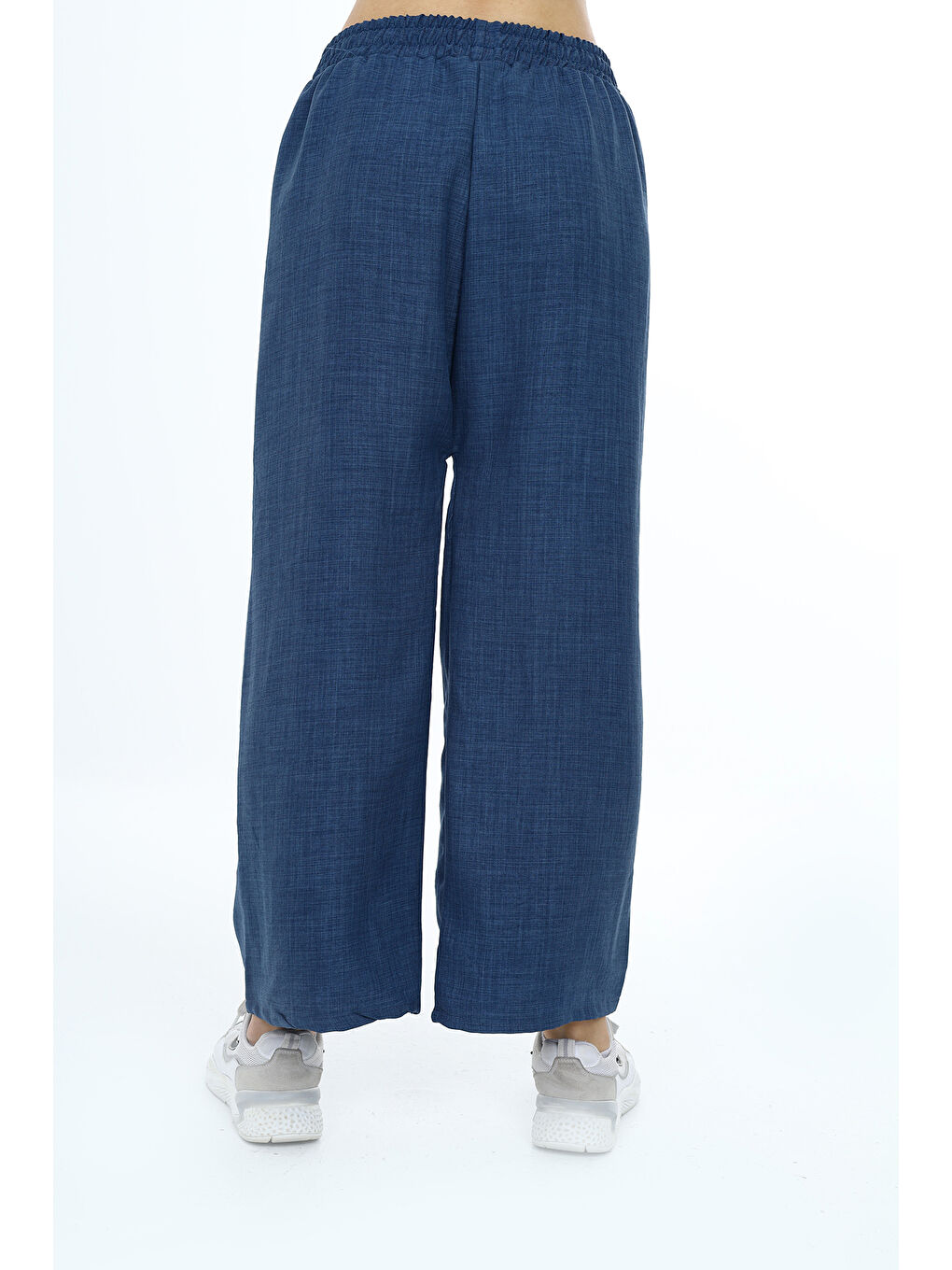 İndigo Kadın Pantolon-Geniş Paçalı-Tek Ebat Mnx211.3-4