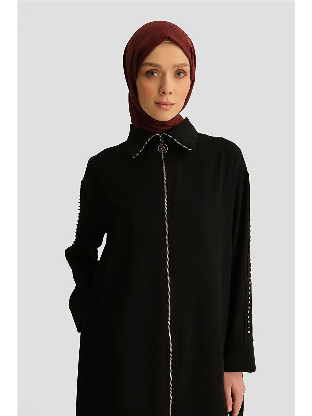 Trok Detaylı Ceket 25Yt503 Siyah