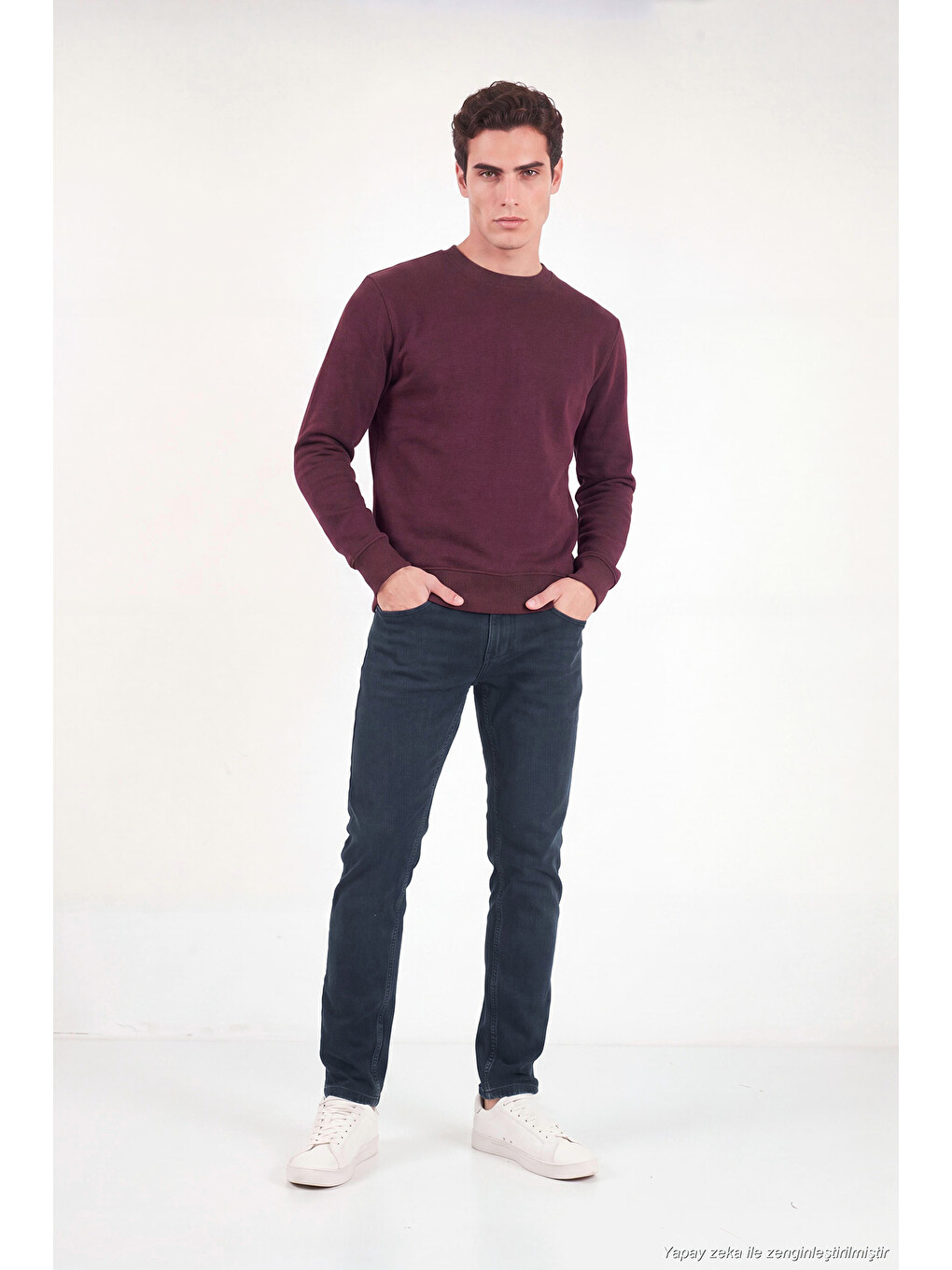 Lacivert Pamuklu Normal Kalıp Normal Bel Jeans 2213f08parma-1