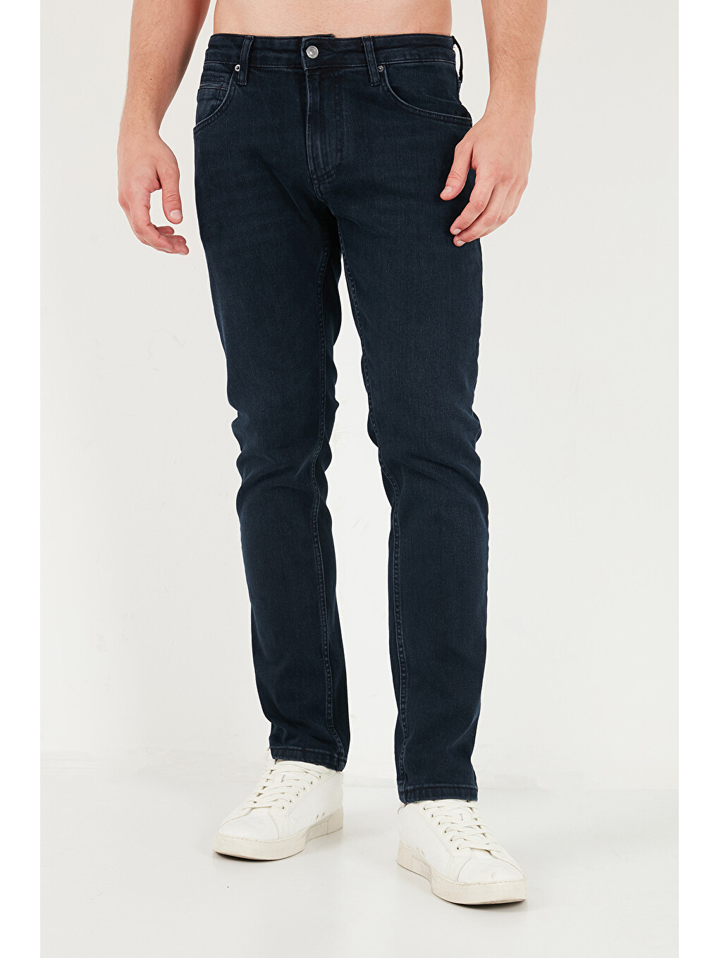 Lacivert Pamuklu Normal Kalıp Normal Bel Jeans 2213f08parma-3