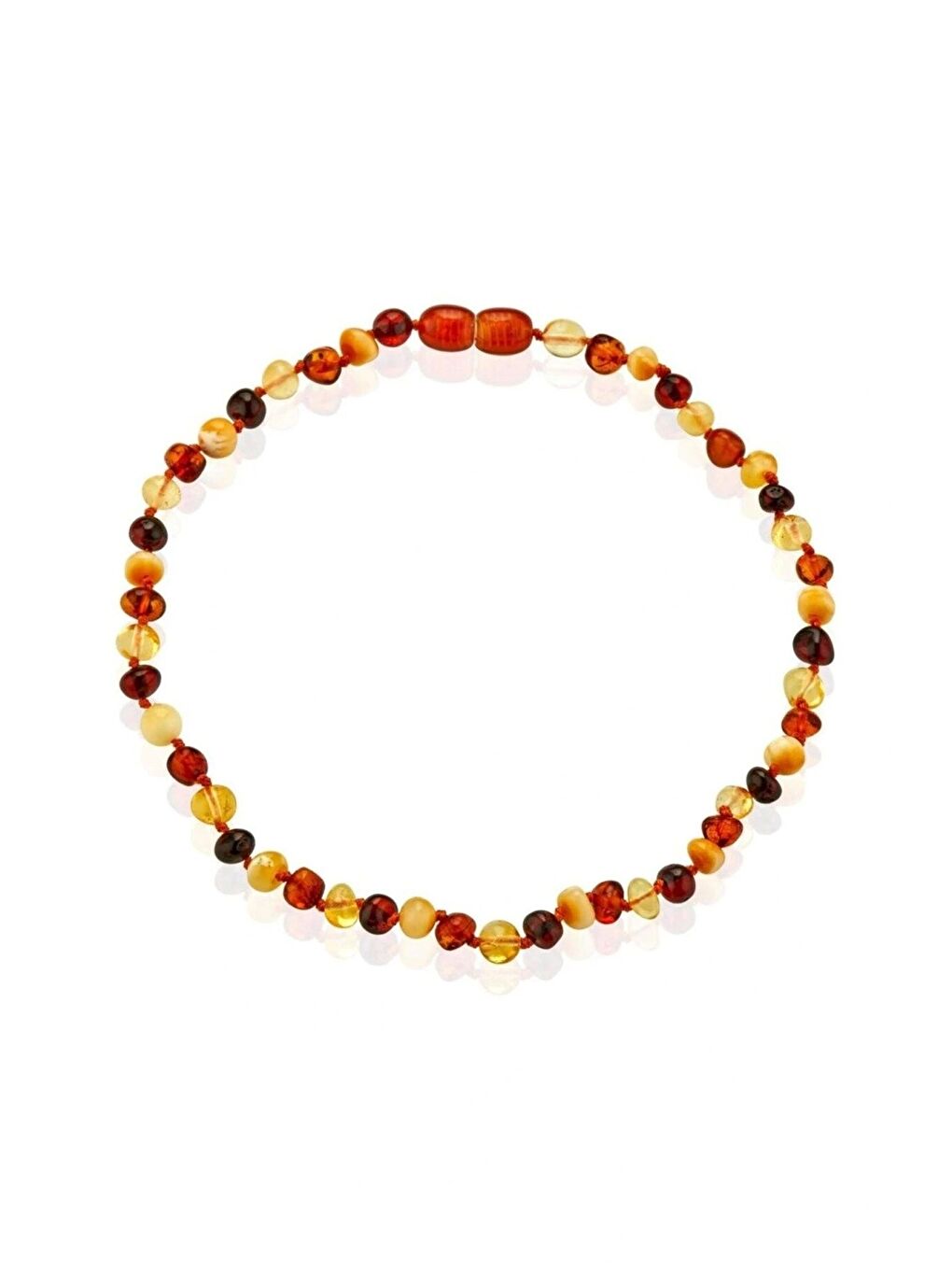 Karışık Kehribar Bebek Kolyesi 587 Multicolor