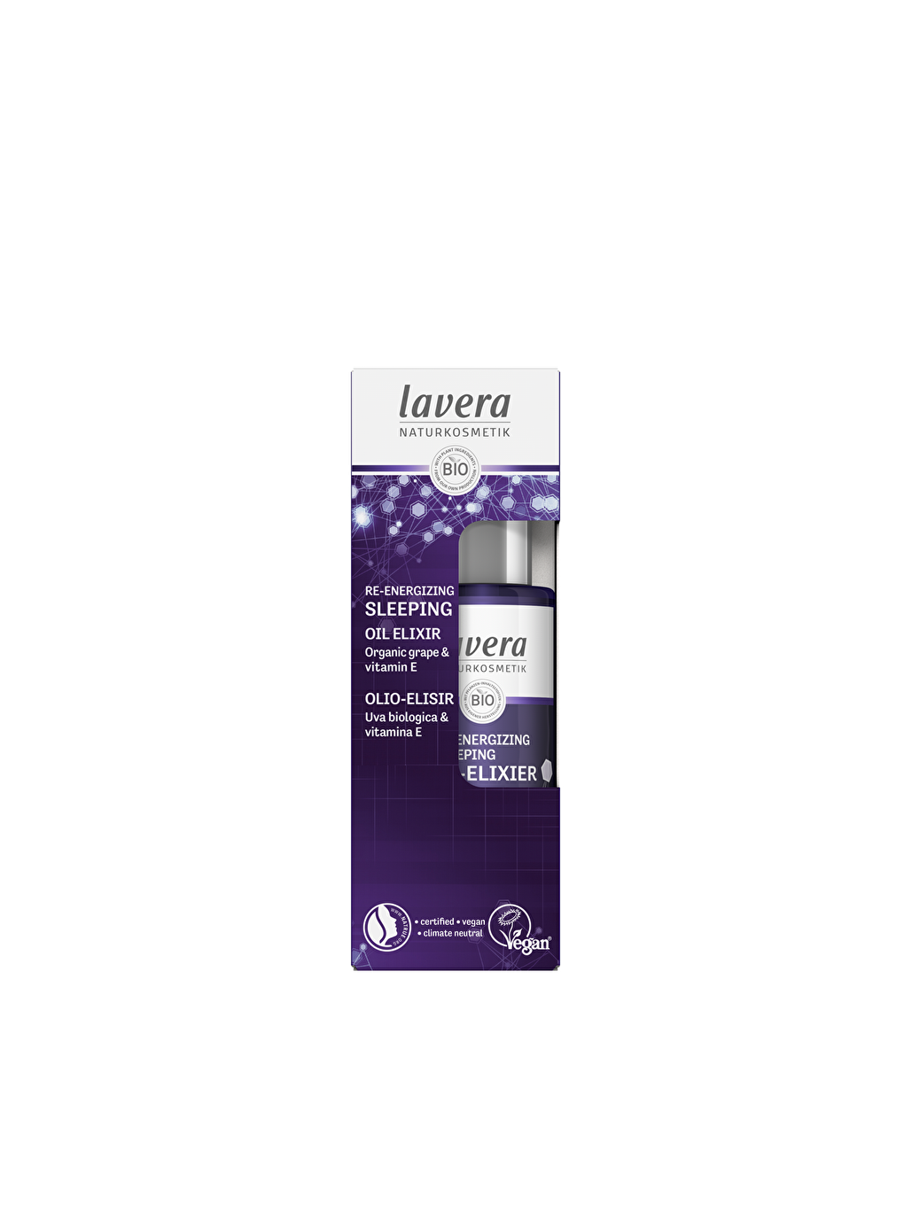 Lavera Renksiz Re-Energizing Sleeping Oil Elixir Gece Bakım Serumu 30ml