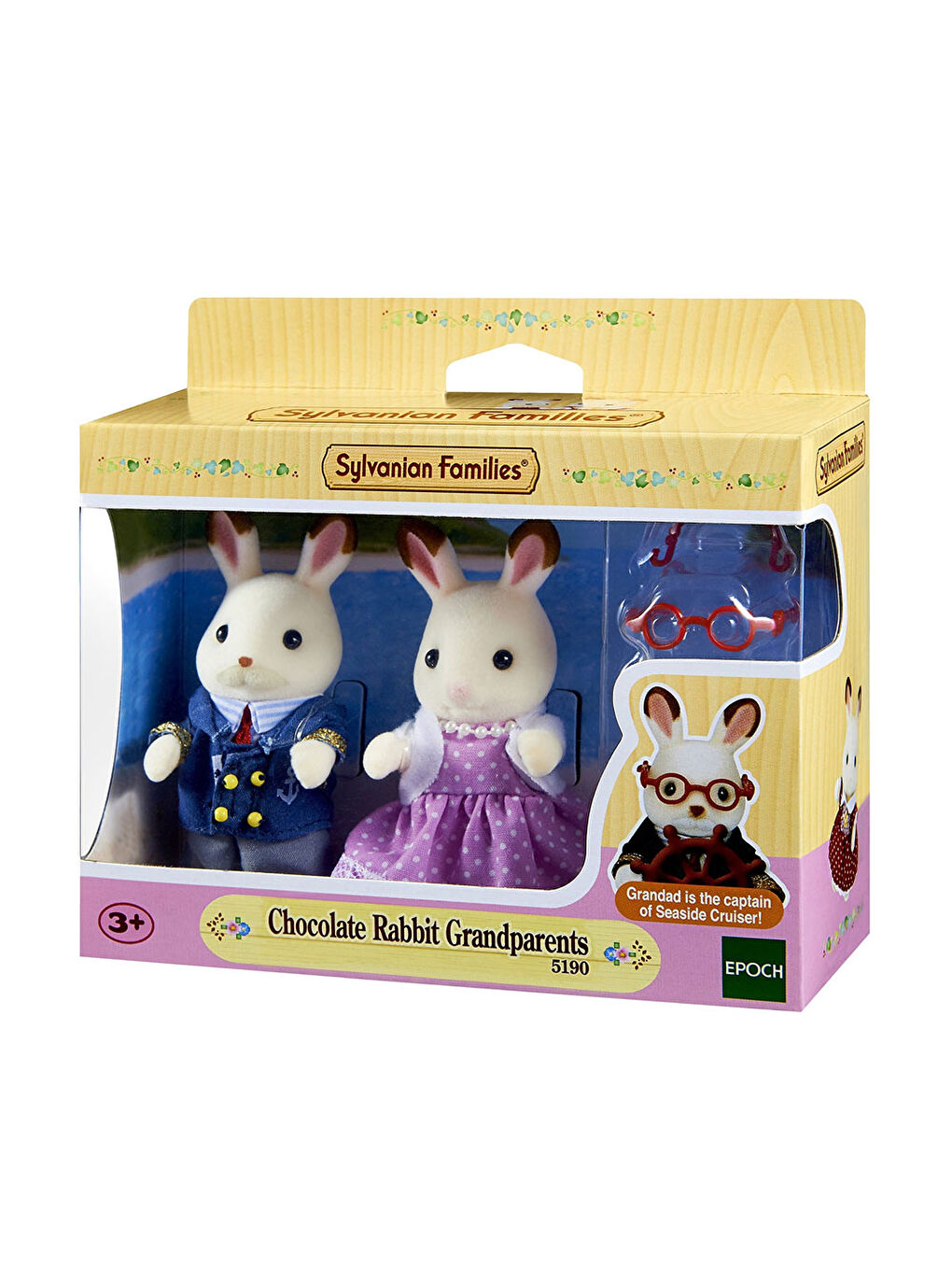 Sylvanian Families Renksiz Tavşan Büyükanne ve Büyükbaba Seti 5190 - 1