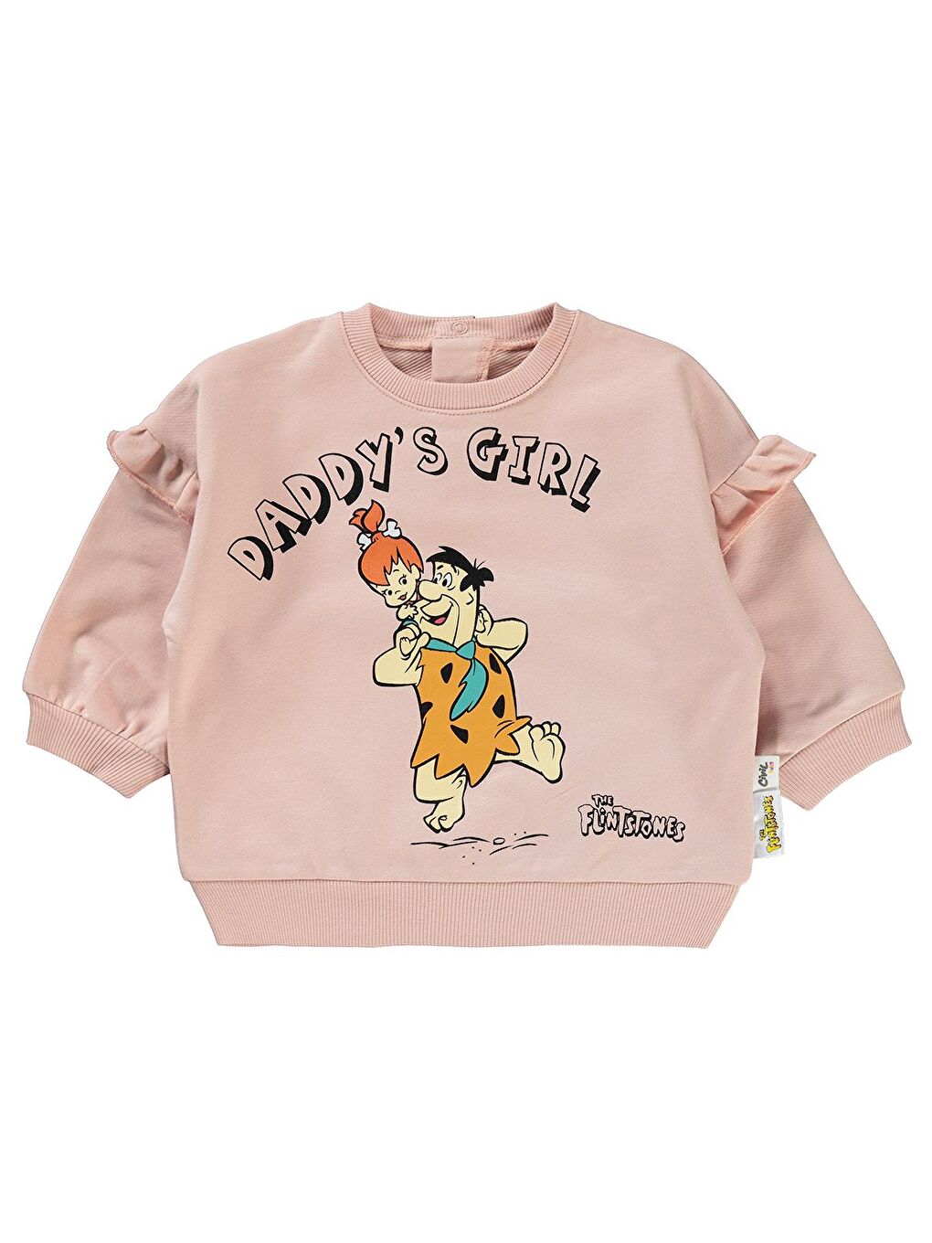 Civil Pudra Baby Kız Bebek Sweatshirt 6-18 Ay Pudra