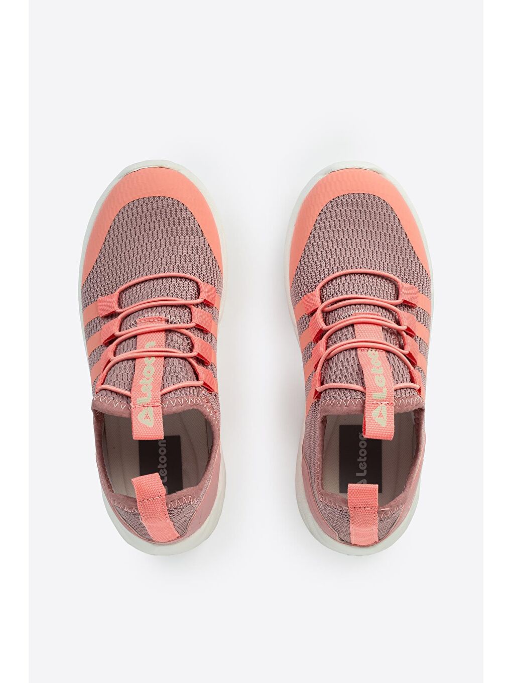 Fuşya Elastik Bağcıklı Yuvarlak Burunlu Erkek Çocuk Spor Ayakkabı-1