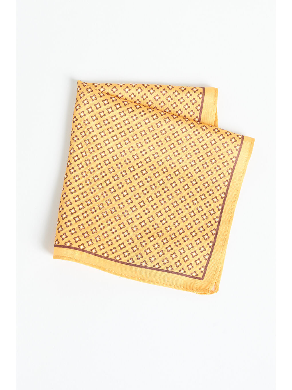 Erkek Sarı Desenli Mendil