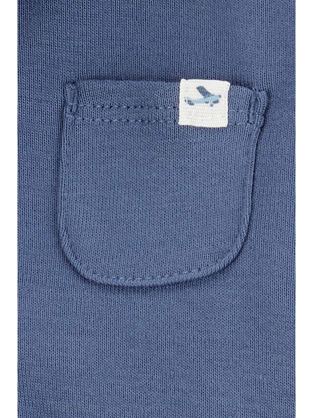 Erkek Bebek Mavi 3Lü Hırkalı-3