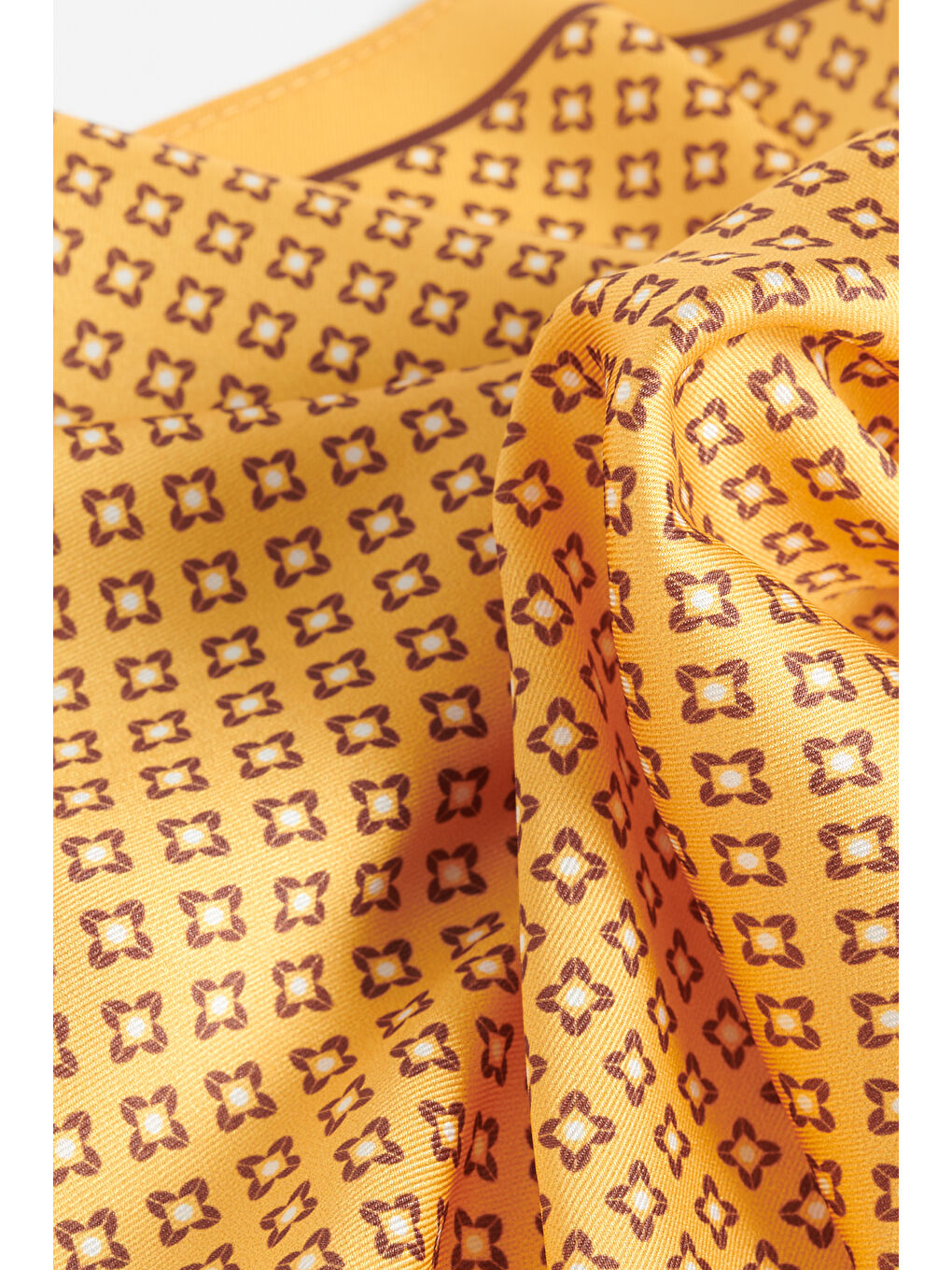 Erkek Sarı Desenli Mendil-1