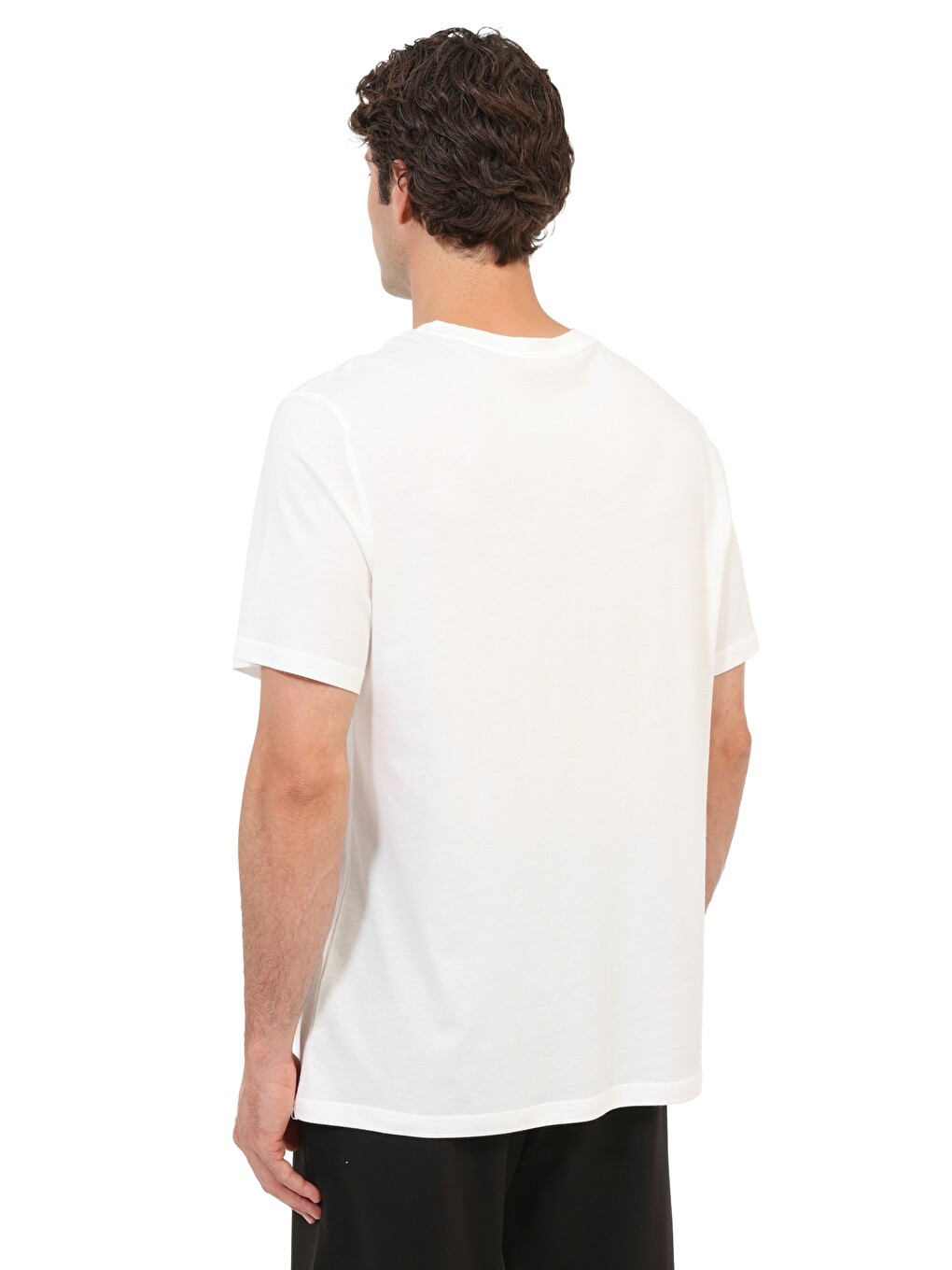 Mb Ct110 Pm C Nk T-sh 6fx Kırık Beyaz Erkek Kısa Kol T-shirt-1