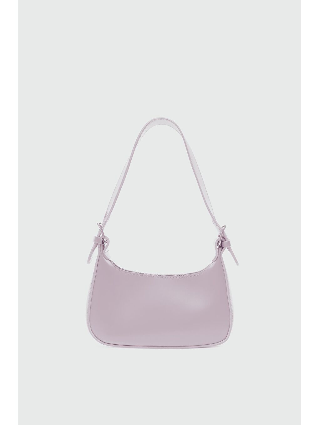Muse Oval Baget Çanta Lila