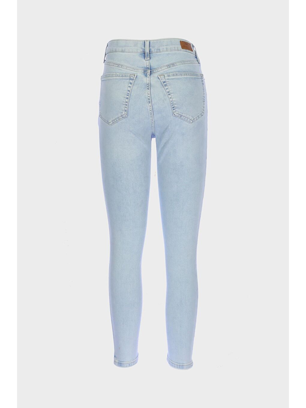 CROSS JEANS Judy Açık Mavi Yüksek Bel Yırpratma Detaylı Skinny Fit Jean Pantolon C 4521-164 - 2