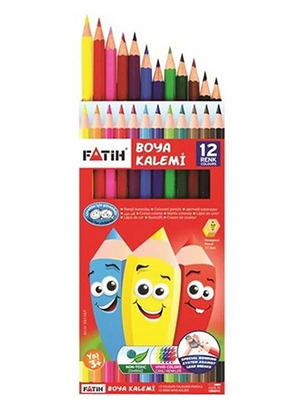 12 Renk Kuru Boya 25x35 Cm Telli Spralli Resim Defteri Hamur Silgi Kalemtraş 15 Yaprak Resim Defteri-2