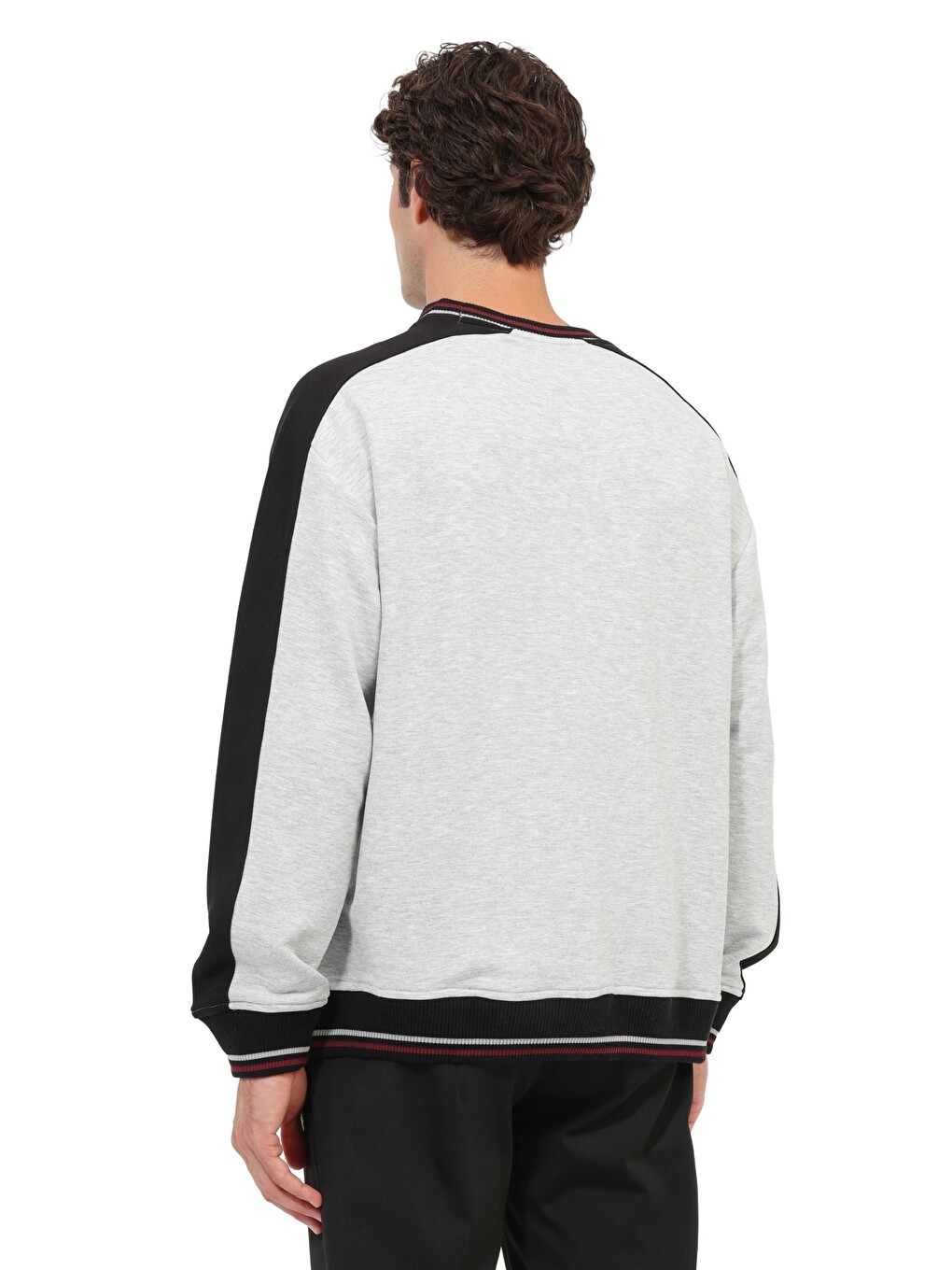 Gri Sweatshirt Erkek A Grı Mel Ml Nala 16blo-05-1