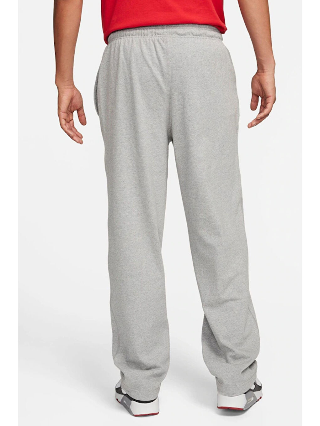 Gri Regular Fit New York Baskılı İnce Erkek Eşofman Altı SPR25EA01-1