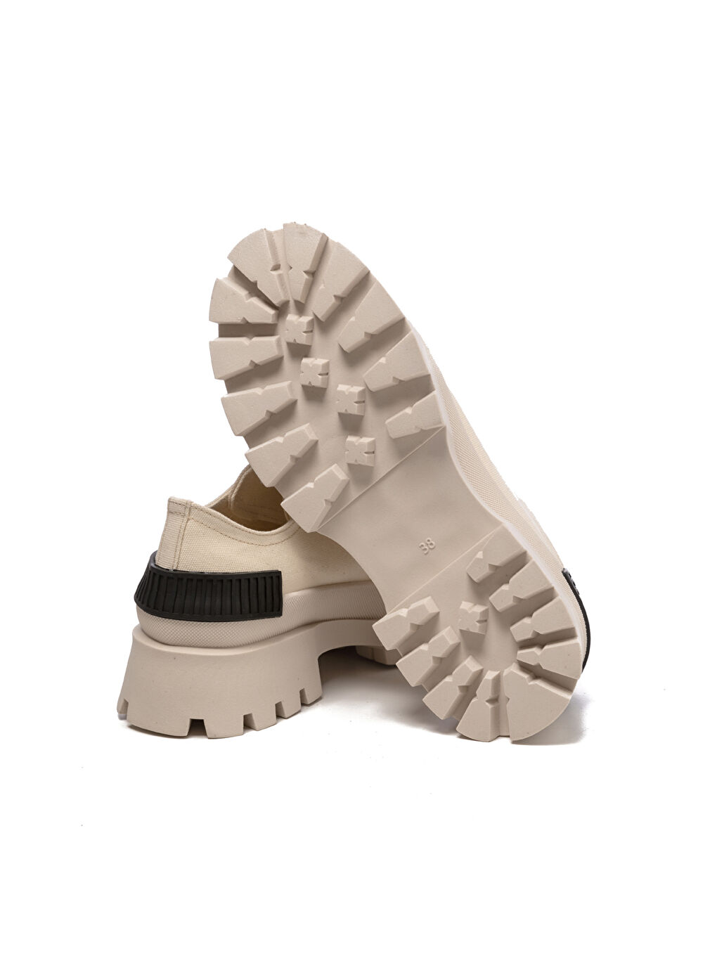 Bej Kadın Sneaker ( Günlük) RD-4387 KETEN BEJ-4