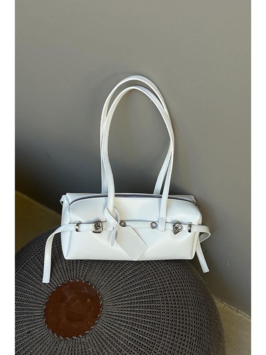 Boop Baget Çanta Beyaz-2