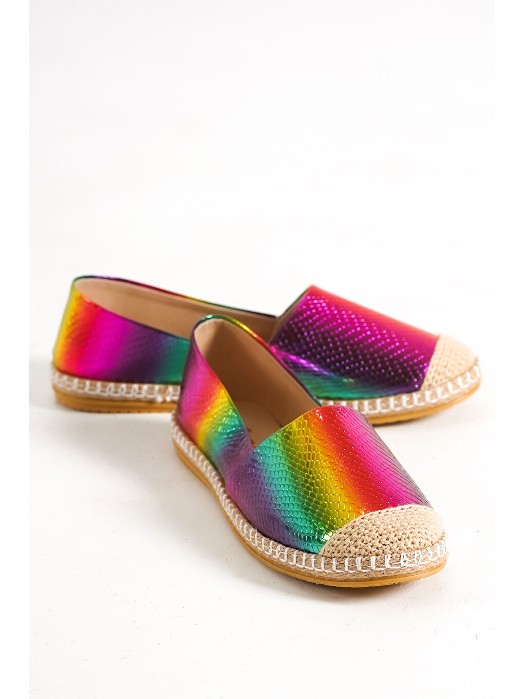 Karışık Pasarella Kadın Espadril-4