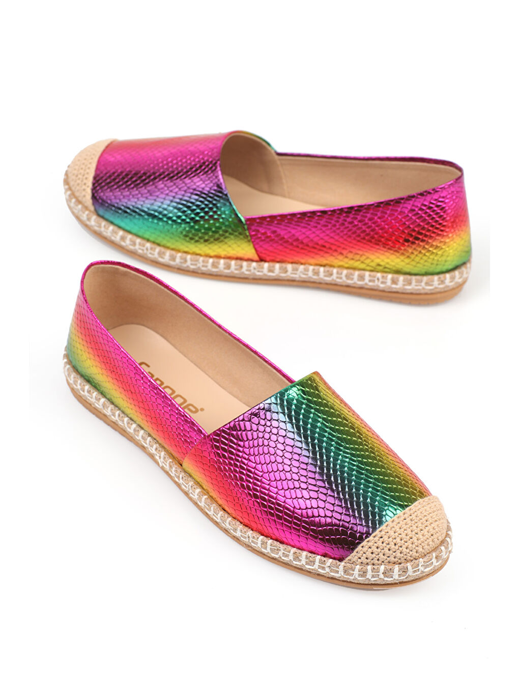 Karışık Pasarella Kadın Espadril-6