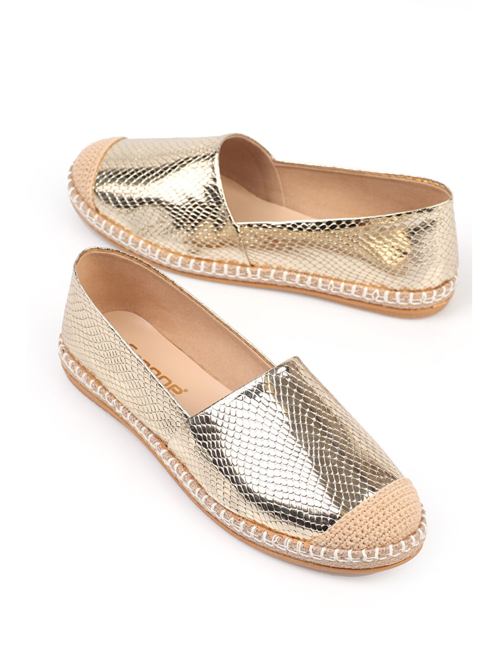 Capone Outfitters Sarı Pasarella Kadın Espadril - 7