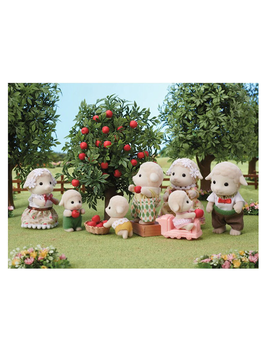 Sylvanian Families Renksiz Koyun Ailesi 5619 - 6