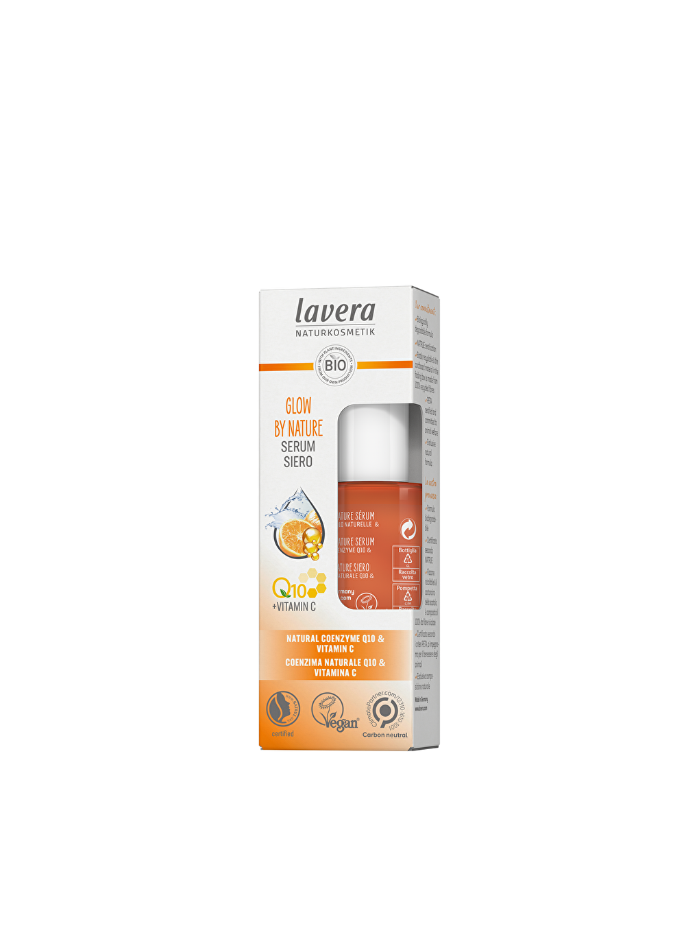 Lavera Renksiz Glow By Nature Q10 Canlandırıcı Yüz Serumu 30 ml