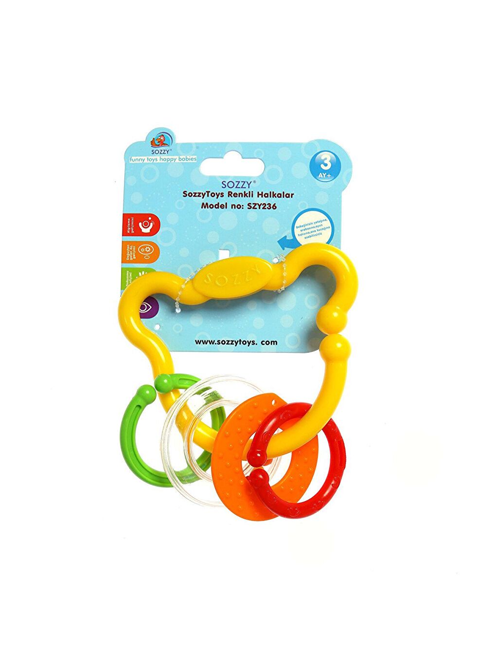 Sozzy Toys Karışık Renkli Halkalar