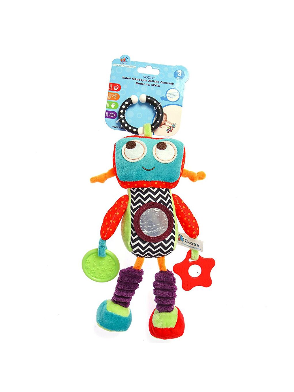 Sozzy Toys Karışık Robot Arkadaşım Aktivite Oyuncağı