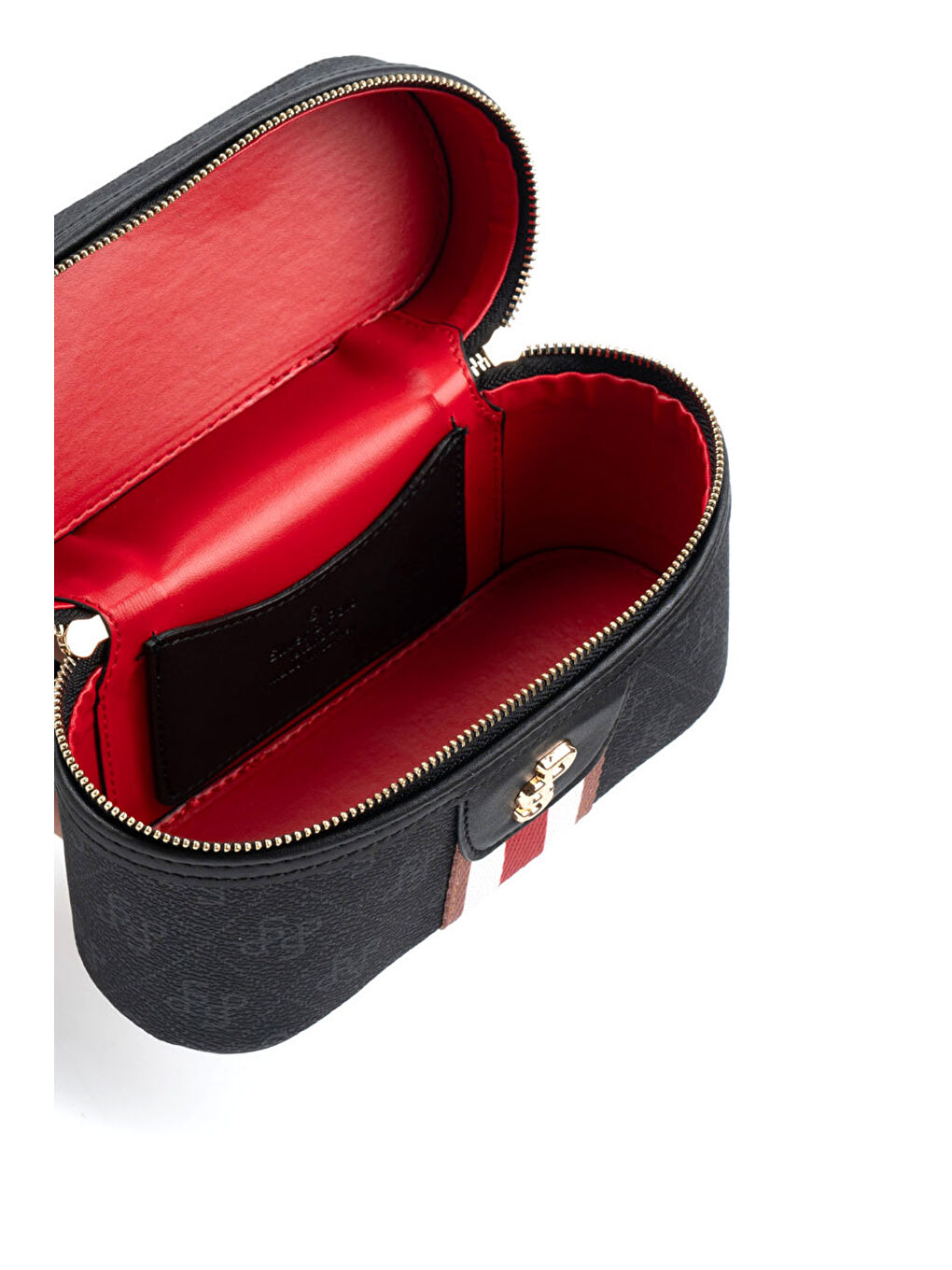 Siyah Kadın Çapraz Çanta 1195-47047 SILVER POLO ÇAPRAZ BAYAN ÇANTASI M178 SİYAH-MAT SİYAH (MP-6