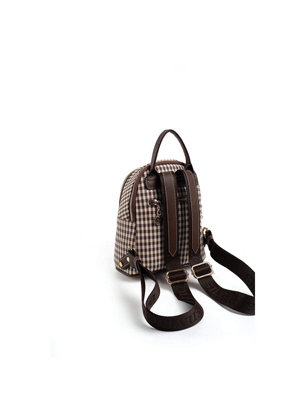 Kahverengi Kadın 983-47770 SILVER POLO SIRT ÇANTASI M191 KAHVE SARI-MAT KAHVE-4