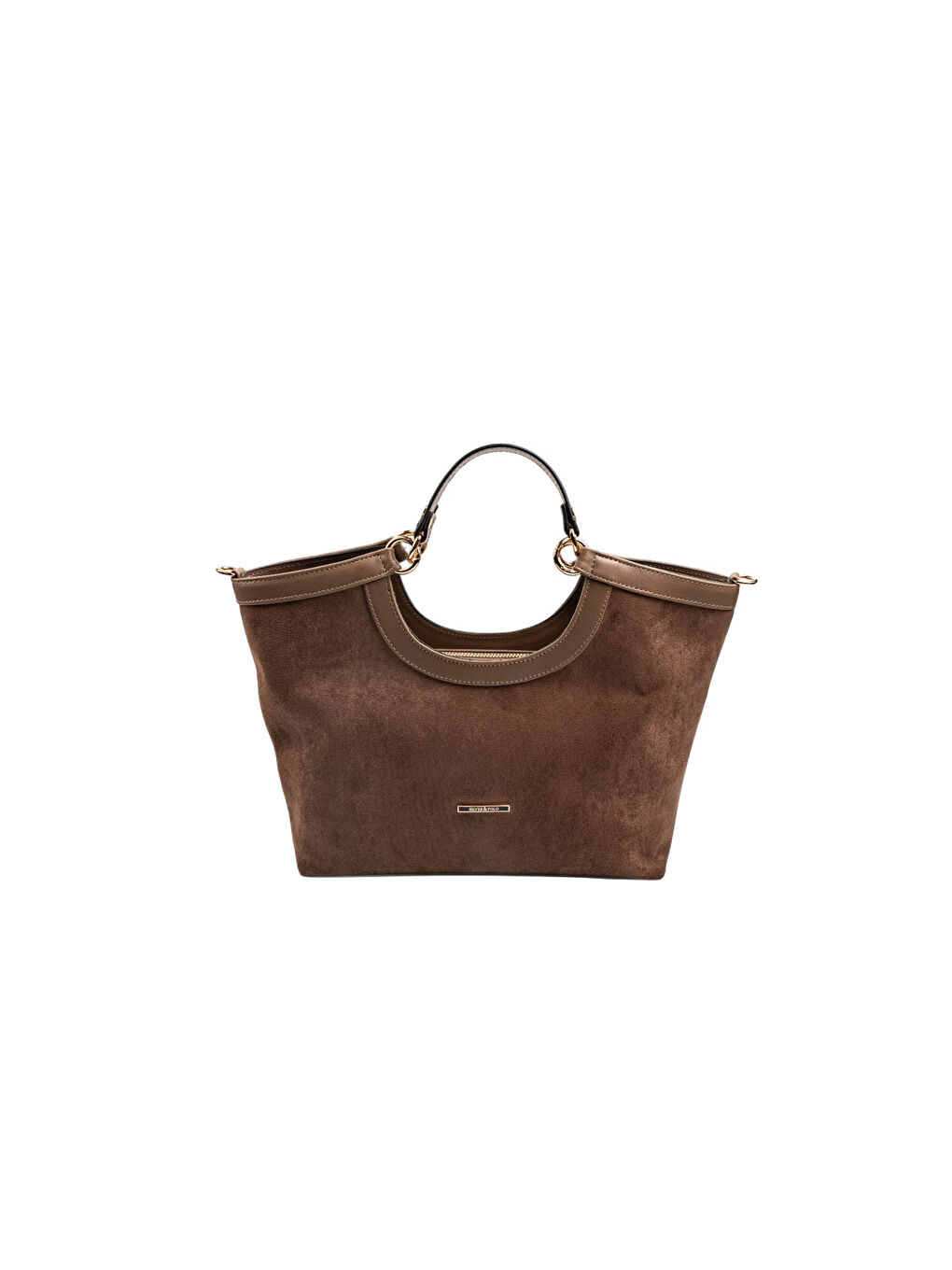 Kahverengi Kadın Omuz Çantası SP1189-M12 SILVER POLO El Çantası Kahve-Vizon