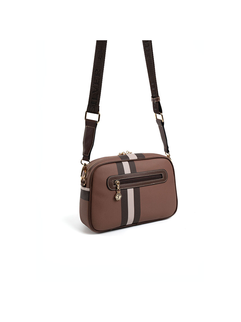 Kahverengi Kadın Çapraz Çanta 1094-47396 SILVER POLO ÇAPRAZ BAYAN ÇANTASI MK85 KOYU KAHVE-MAT KAHVE-3
