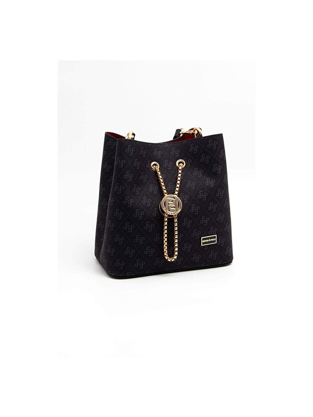 Siyah Kadın Çapraz Çanta 967-45534 SILVER POLO ÇAPRAZ BAYAN ÇANTASI M178 SİYAH-MAT SİYAH-2