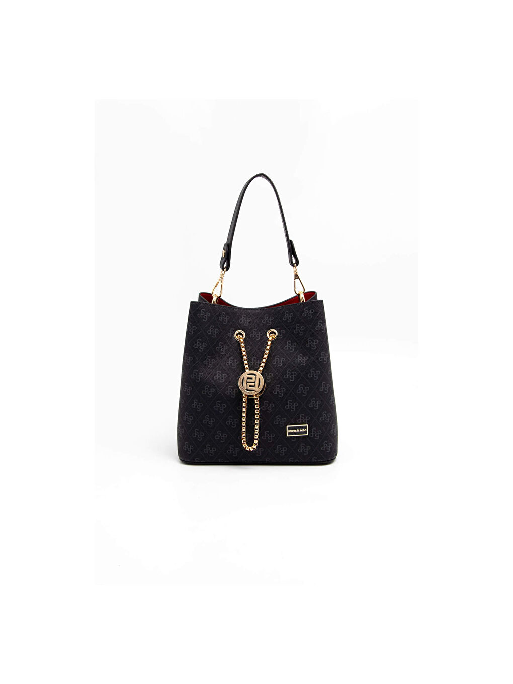 Siyah Kadın Çapraz Çanta 967-45534 SILVER POLO ÇAPRAZ BAYAN ÇANTASI M178 SİYAH-MAT SİYAH-6