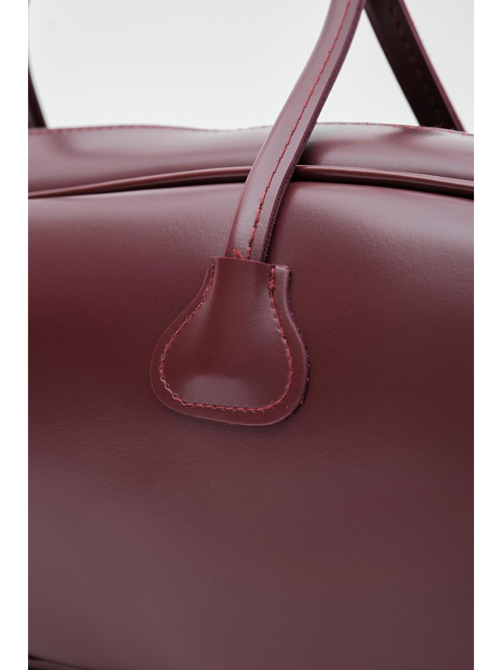 Miu Bowling Çanta Bordo-4