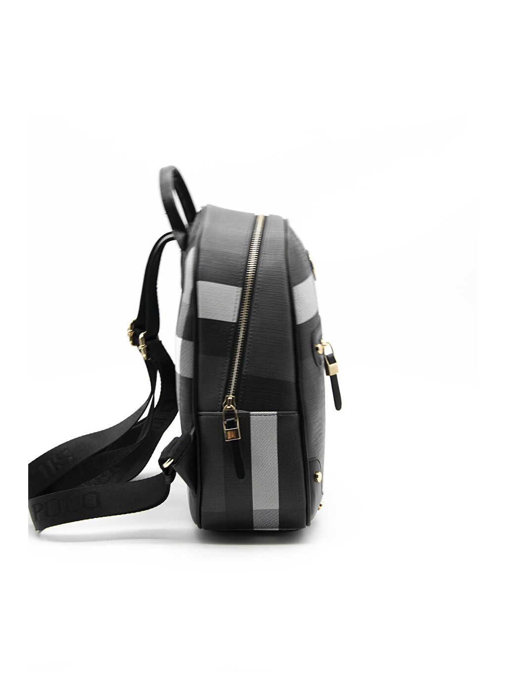 Siyah Kadın 1063-39611 SIRT ÇANTASI M129 SİYAH-MAT SİYAH-2