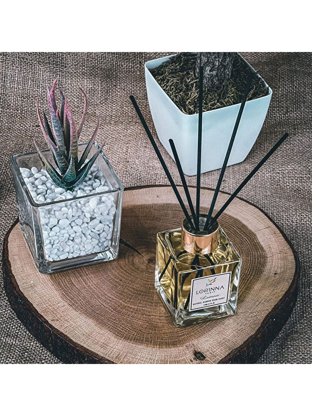 Renksiz Lemon Çubuklu Oda Kokusu - Şeffaf - 110 ml